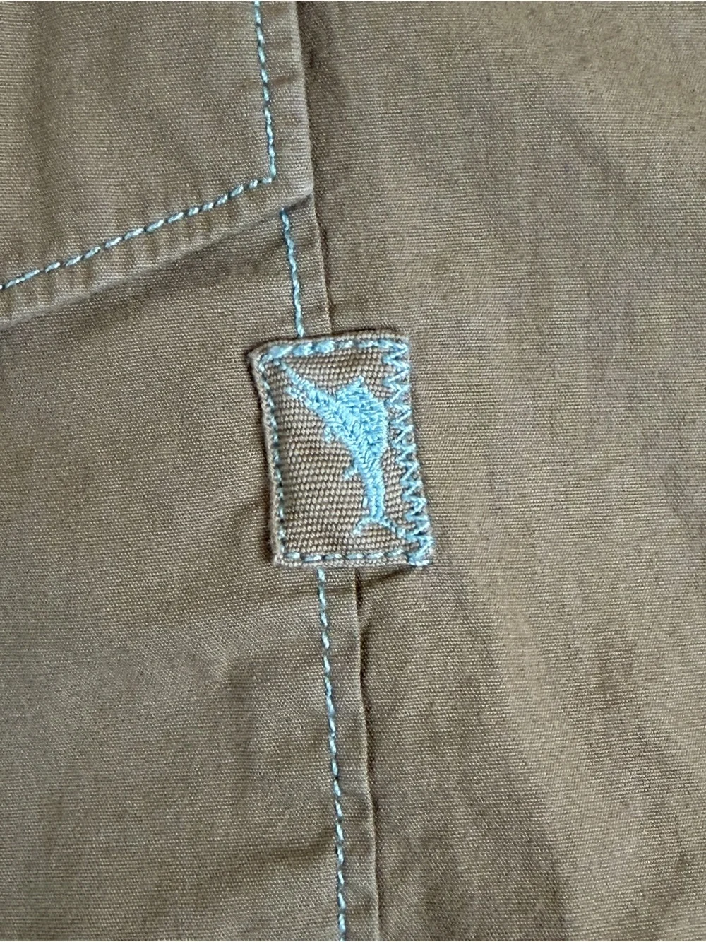 Tommy Bahama Men's Long-Sleeve Button-Down Shirt in Light Brown
